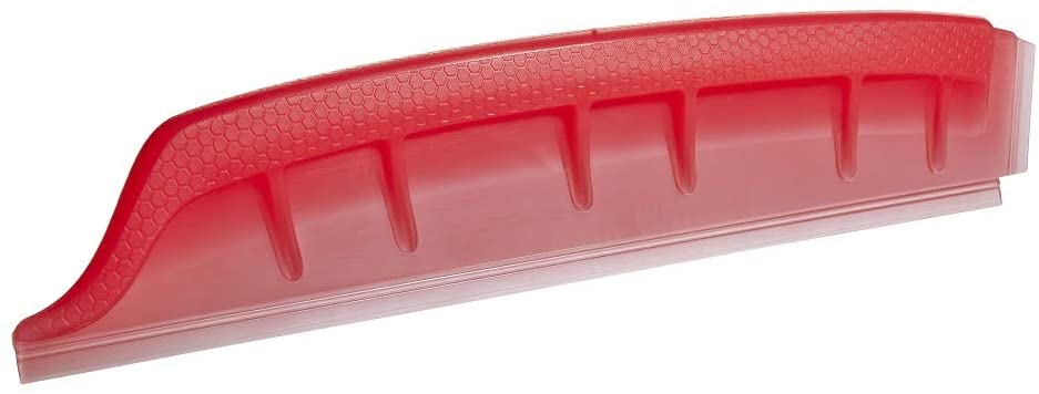 Red California Car Duster Water Blade. One of the 3 Best Car Wash Water Blades