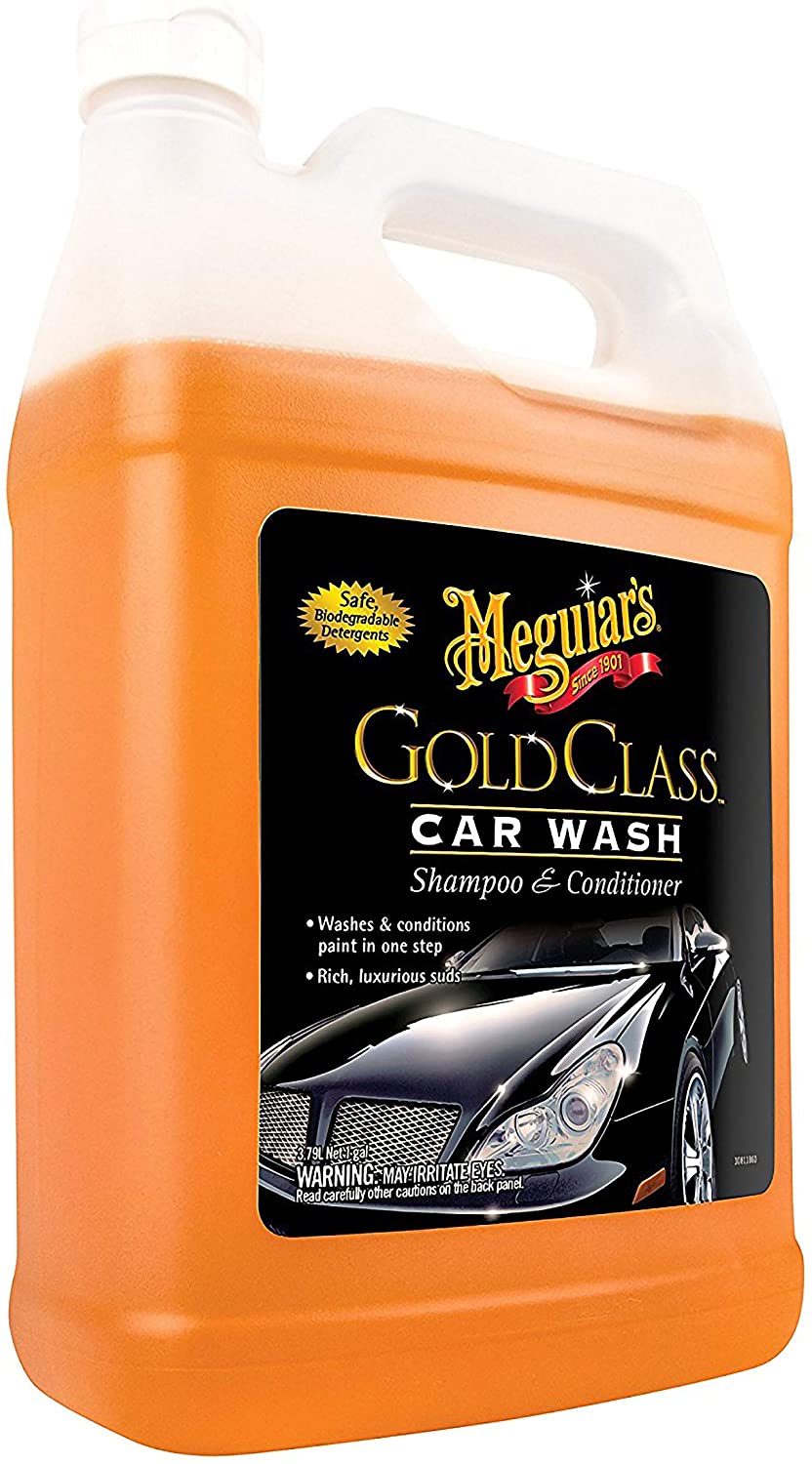 One Gallon Container of Meguiars Gold CLass Car Wash Shampoo